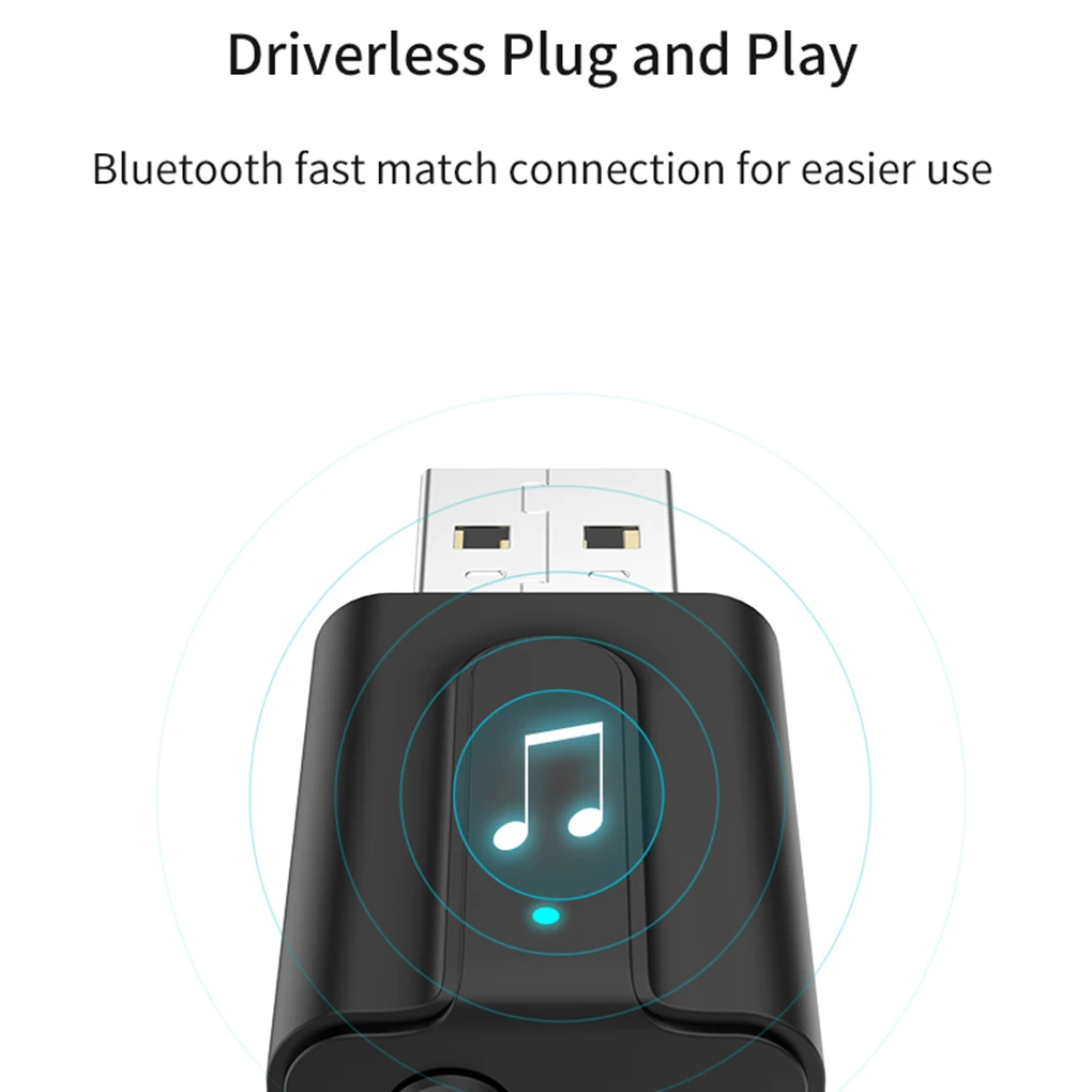 Bluetooth передатчик приемник ТВ 2 в 1 3,5 мм AUX HIFI стерео аудио USB беспроводной мини-адаптер для динамиков автомобиля ПК