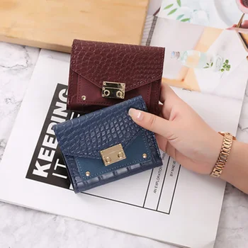 

Short Wallets Leather Women Wallets Fashion Wallet Student Coin Purse Card Holder Ladies Clutch Bag Small Coin Purse