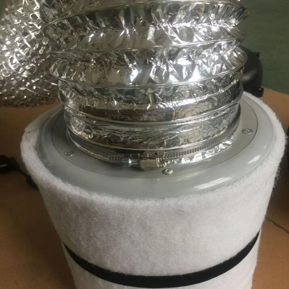 Beylsion Activated Carbon Filter Grow Carbon Bed 50mm For Grow Box Tent Filter Air Purification Exhaust Filter Grow Tent Indoor (42)