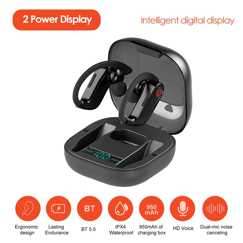Hifi Wireless Headphones Bluetooth Earphones For iPhone 11 Pro Max X XR XS 7 8 plus Case Headset With Mic Eaarbuds Charging Box