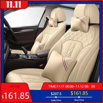 

kokololee Custom Leather car seat cover For MINI COOPER MINI ONE PACEMAN CLUBMAN COUNTRYMAN COUPE Automobiles Seat Covers auto