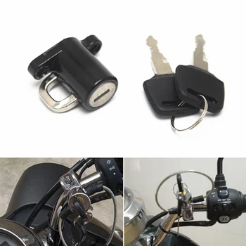 

Universal Helmet Lock Handlebar Locks w/ Keys 7/8" 22mm Handle Bar For Motorcycle Motorbike Dirt Bike Street Bike