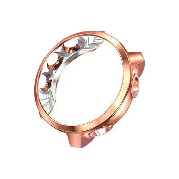 

Ultraslim Electroplate Transparent Tpu Case Cover Protector Watch Frame Durable Smart Accessories For Garmin Forerunner 245/245m