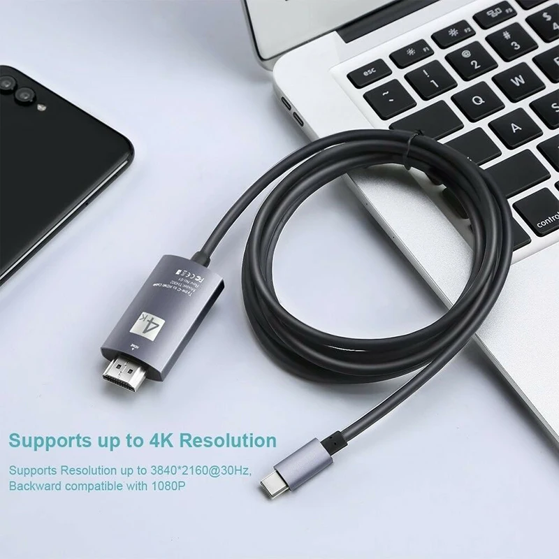 USB 3,1 type-C к HDMI V1.4 кабель type C адаптер 4K 30hz 3,1 конвертер ТВ для samsung S8 S9 S10