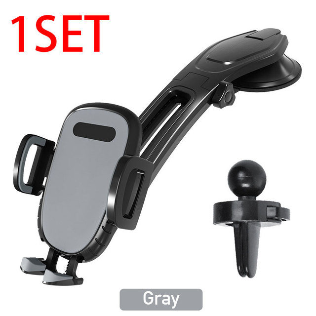 Phone Holder Dashboard Mobile Phone Support Interior Phone Holder Bracket 360 Degree Rotation Adjustable Phone Navigation