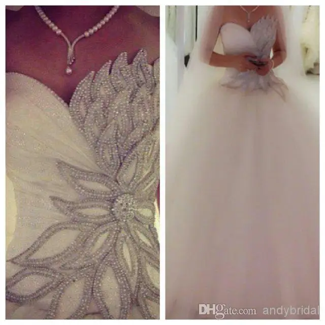 Custom Lace Up Luxe Crystal Vestido De Noiva 2018 Nieuwe Vestido De Noiva Lange Bruidsjurk Bandage Moeder Van De bruid Jurken