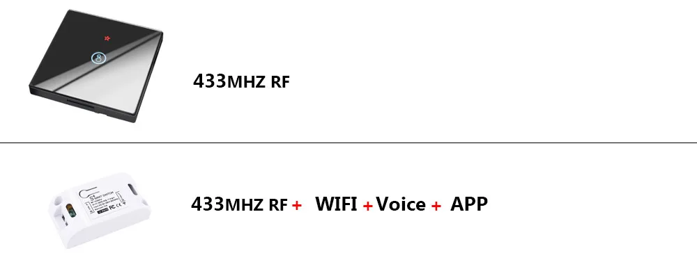 SMATRUL Tuya Smart Life APP WiFi сенсорный выключатель светильник RF 433 МГц настенный DIY релейный таймер модуль Google Home Amazon Alexa 110 В 220 В 10A