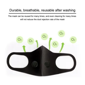 

Protect Masks Breathing Masks Air Purifying Filter Face Mask Mouth Muffle Filter Washable Anti Dust Fog Respirator