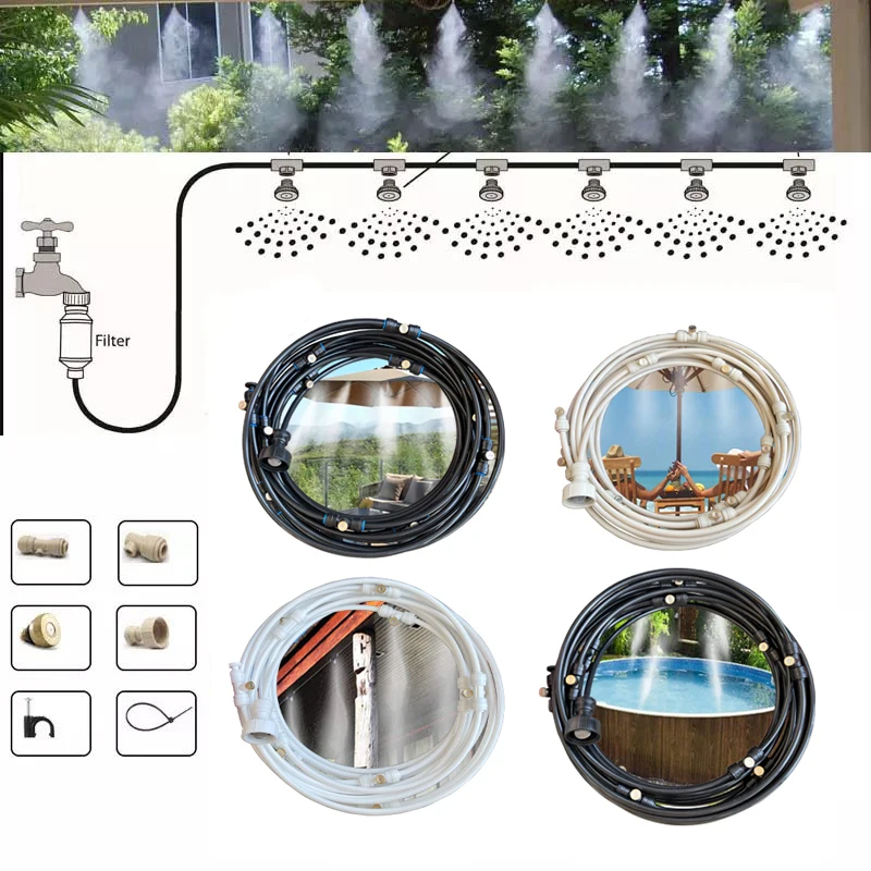 Water-Spray-Cooling-System Fog-Mist-System Air-Conditioner Working-Pressure China-Supplier