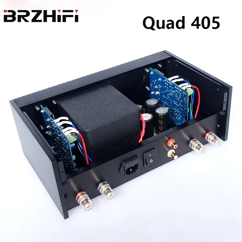 best integrated amplifier BRZHIFI Audio Clone Quad 405 Classic Power Amplifier Assembled and Tested Board For Audiophile DIY Amp digital amplifier