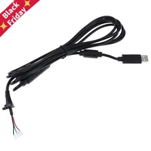 USB 4-контактный кабель+ Разъемный адаптер 2,5 м сменный usb кабель для зарядки Шнур адаптер подходит для Xbox 360 проводной контроллер