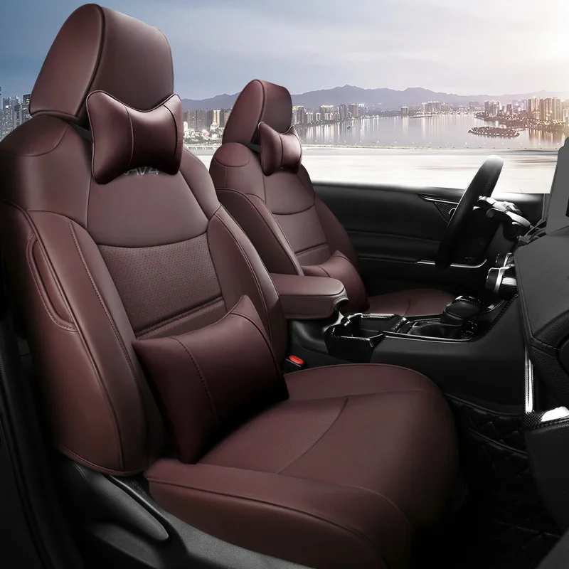 Пользовательские чехлы сидений автомобиля для Toyota rav4 2020 2021 XA50 модель High-end из