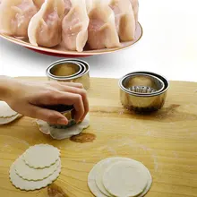 Cutting-Maker Utensils Skin-Mold Dumplings Cookie-Pastry Baking Kitchen Stainless-Steel