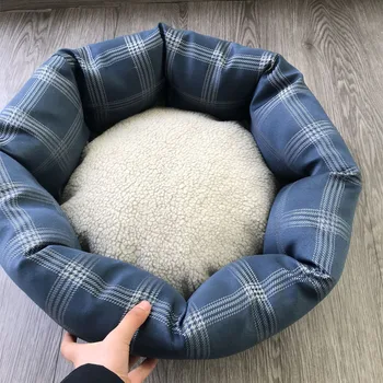 

Shape Dog Beds with Non-Slip Bottom Cozy, Warming and Machine Washable Cuddler Cushion Bed for Puppy Kitten and Newborn Pets