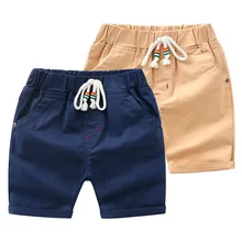 Г. Летние детские брюки однотонные повседневные штаны с повязкой на голову штаны для мальчиков среднего и маленького размера спортивные дышащие шорты