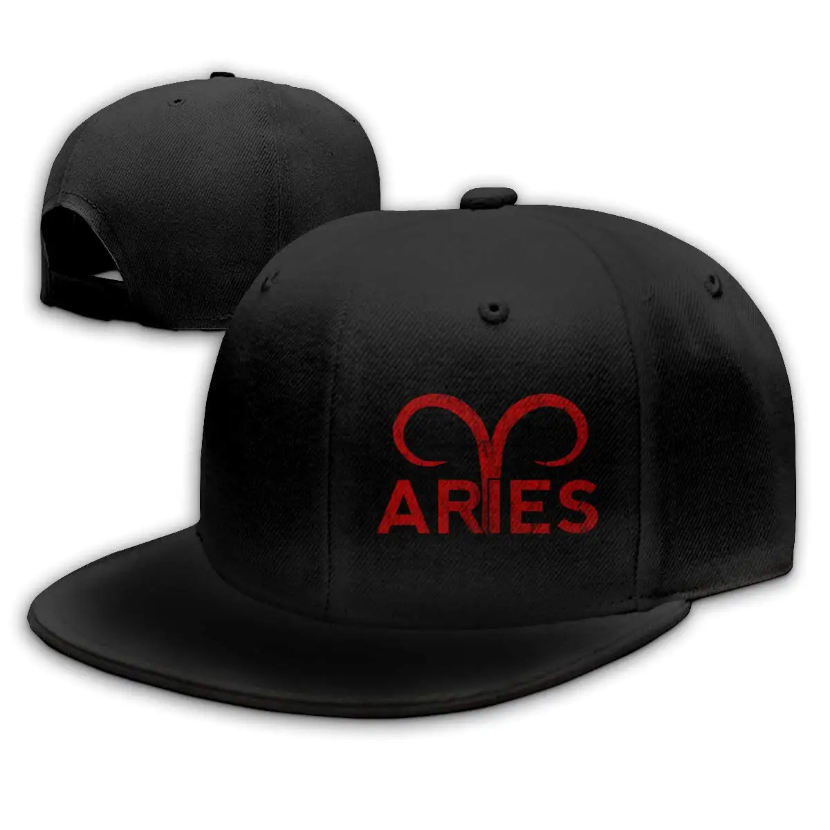 Red Aries Регулируемая плоская бейсболка для мужчин