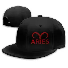 Red Aries Регулируемая плоская бейсболка для мужчин