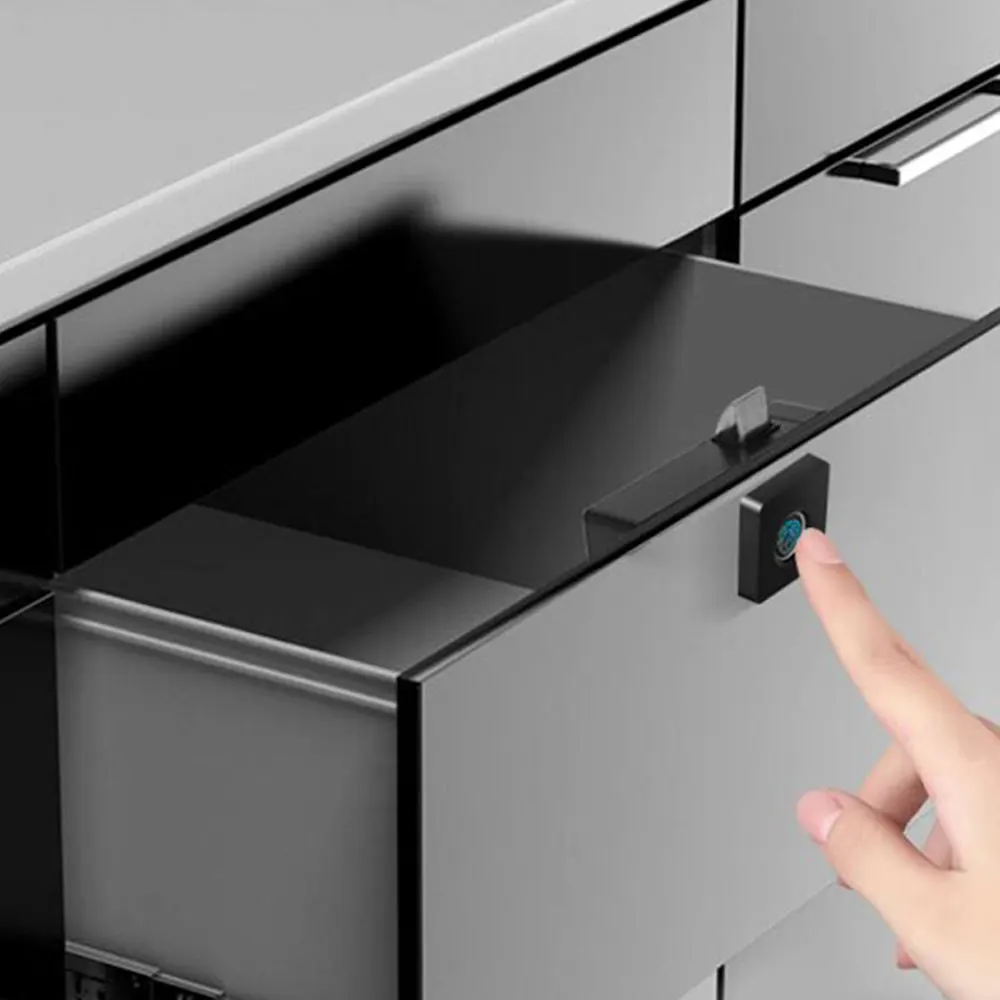 

Fingerprint Lock Drawer Intelligent Electronic Lock File Cabinet Lock Storage Cabinet Cabinet Door door Fingerprint Lock