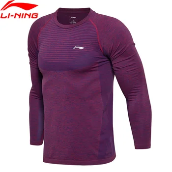 

(Break Code)Li-Ning Men Badminton Series AT DRY T-Shirt Long Sleeve Slim Fit Breathable LiNing li ning Sports Tee ATLM111 MTL980
