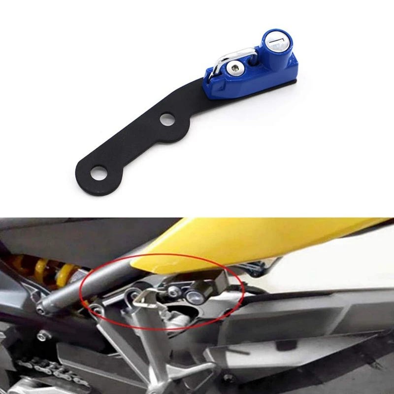 

Motorcycle Helmet Lock for Yamaha XSR900 2015-2016 MT-09 FZ-09 FJ-09 2013-2017 Motorcycle Accessories, Blue