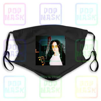 

Dust Mask with Filter Lana Del Rey Letter Print Casual Funny For High Quality O-/Vintage Washable Reusable Mask