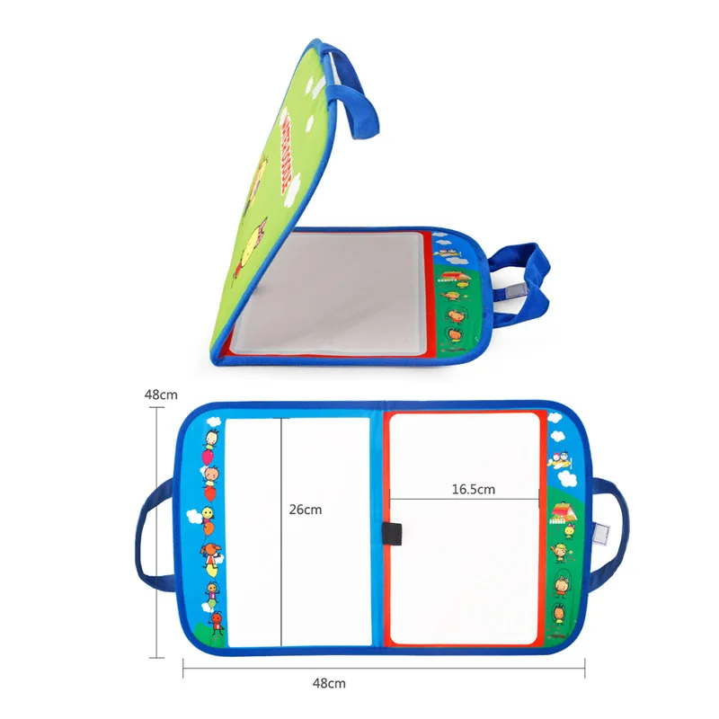 48*30 см детские игрушки для рисования водный коврик для рисования доска живопись и написание, рисунок с волшебной ручкой нетоксичный