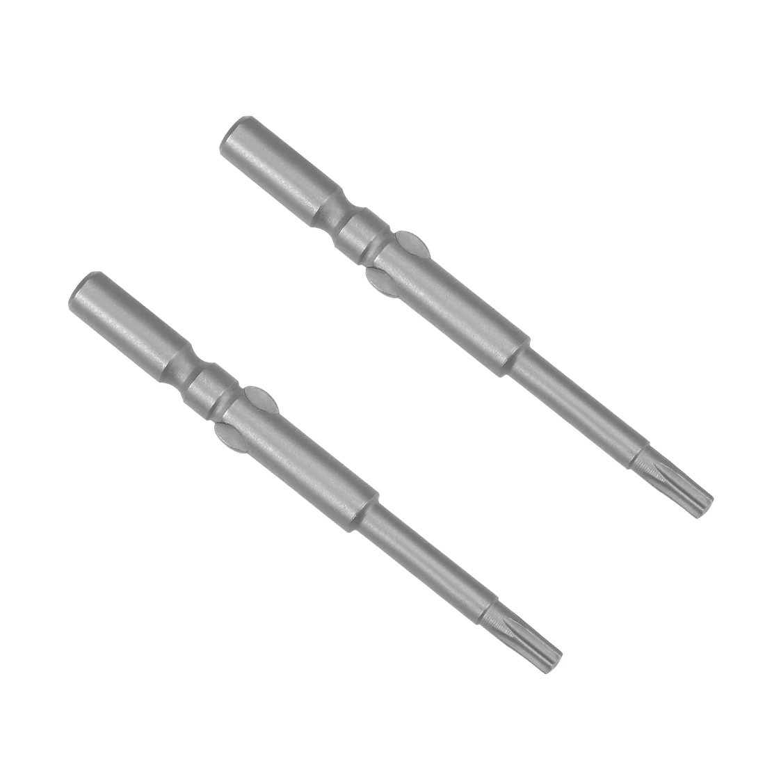 Uxcell 2 шт. Torx биты 5 мм круглый хвостовик 60 Длина Магнитная T10 Отвертка безопасности