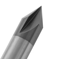 Zgt fresas de chanfro de 3 sulcos revestidas a 120 °, fresas de metal, carboneto de chanfro, 3mm, 4mm, 5mm, 6mm, 8mm, 10mm