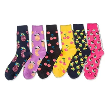 

Creative Man Sock Unisex Standard Socks Fruit Adult Colorful Casual Short Sox Happy Female Cotton Hip Hop Autumn Winter Sokken