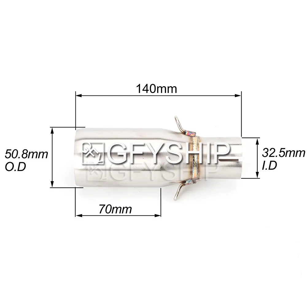 Выхлопная труба для мотоцикла Piaggio MP3 125 2008- BEVERLY 125 300 2009-125X10 Moto выхлопная система