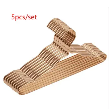 

5Pcs Aluminum Alloy Thicker Drying Racks Home Clothes Hanger Seamless Anti-slip