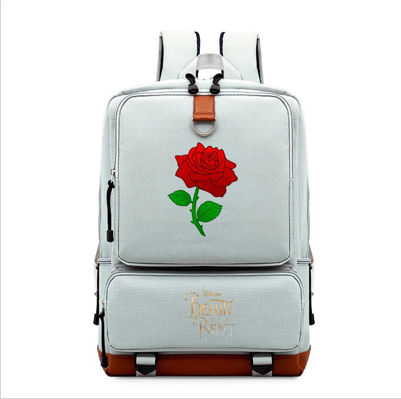 Детская Красавица и Чудовище mochila Печать Рюкзак для подростков школьная сумка дорожная сумка для ноутбука рюкзак