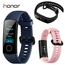 Смарт-браслет huawei Honor Band 4, 0,95, сенсорный экран, обнаружение пульса, мониторинг сна, 50 м, водонепроницаемая, носимая стандартная версия