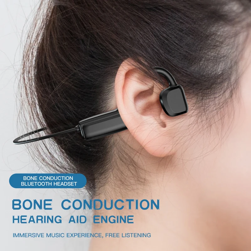 G1 wireless headphone Bone Conduction bluetooth earphone Sports TWS headset HiFi Neckband earphone Noice Cancelling tws i12