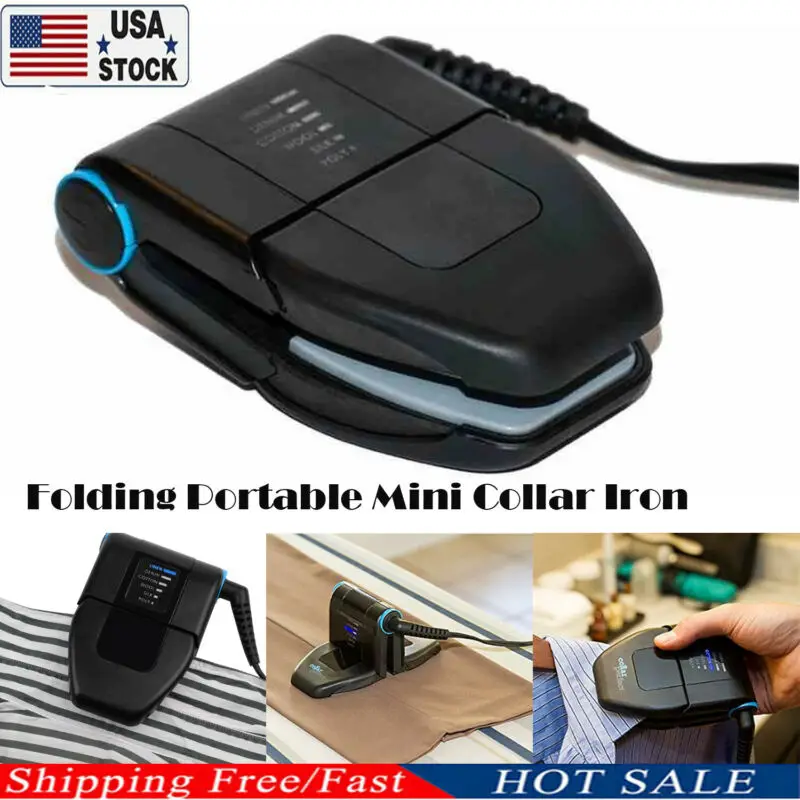 

Folding Portable Iron Compact Touchup and Perfect Foldable Travel Iron Fordable Mini Iron for Travel Business Trip