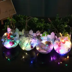 2020 светодиодные солнечные лампы мяч водонепроницаемый красочный Фея открытый садовый светильник на солнечных батареях Рождественская