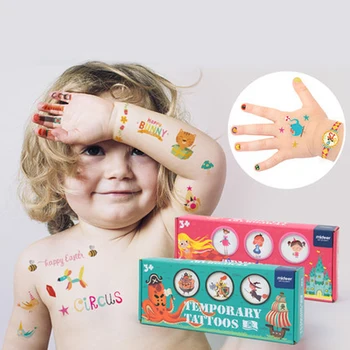 

234pcs Kids Cartoon Temporary Tattoo Sticker Waterproof Fake Tattoo for Boy Girls 3D Kids Tattoo Body Art Tatuajes Temporales
