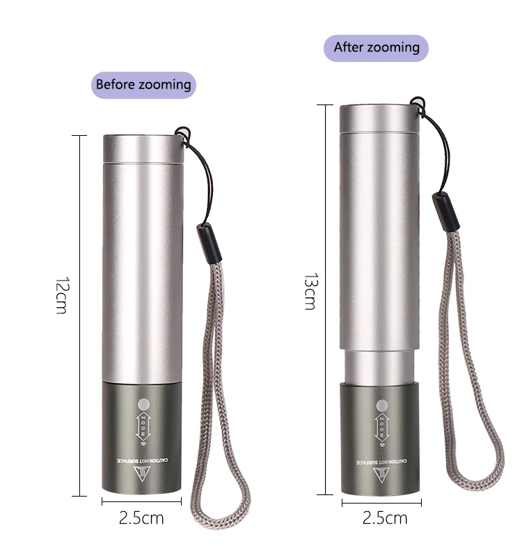 Zk20 T6 Портативный USB светодиодный фонарик 3 режима масштабирования перезаряжаемый фонарь для кемпинга/пешего туризма велосипедный светильник со встроенным аккумулятором