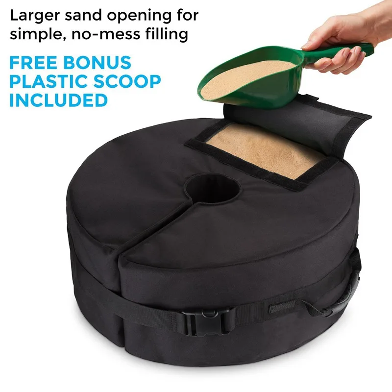 Umbrella Base Weight Cantilever or Outdoor Patio Umbrella Stand Replaces Ugly Sand Bags