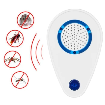 

Mosquito Plug In Pet Safe Spider Mice Pest Repeller Anti Roach Ant Electronic Insects Control Indoor Reject Ultrasonic Deterrent