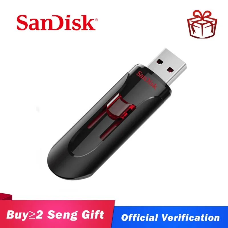 SanDisk CZ600 USB флеш накопитель 32 Гб 64 16 128 ГБ Супер Скоростной 3 0|USB флэш-накопители| |