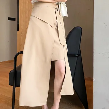 

2020 summer new original brand female bust skirt personality fashion long skirt OL commute