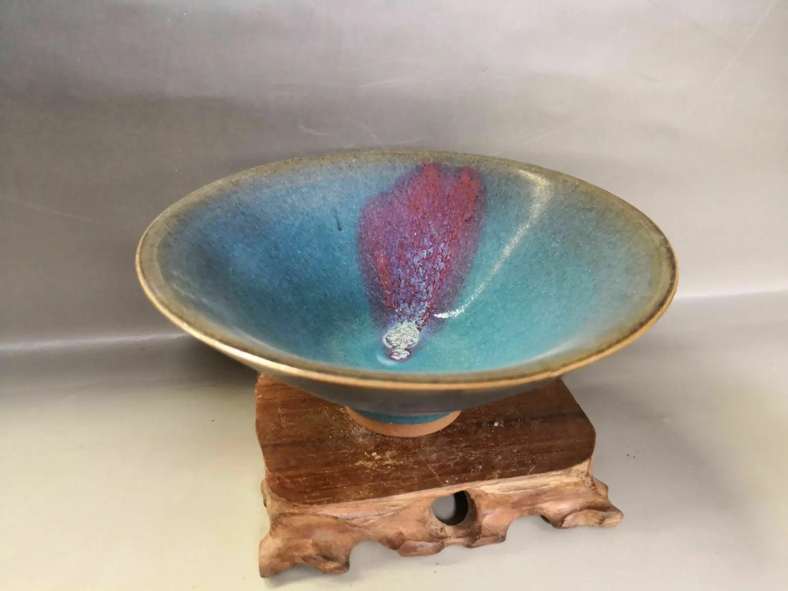 Chinese old porcelain Jun kiln porcelain bowl 2