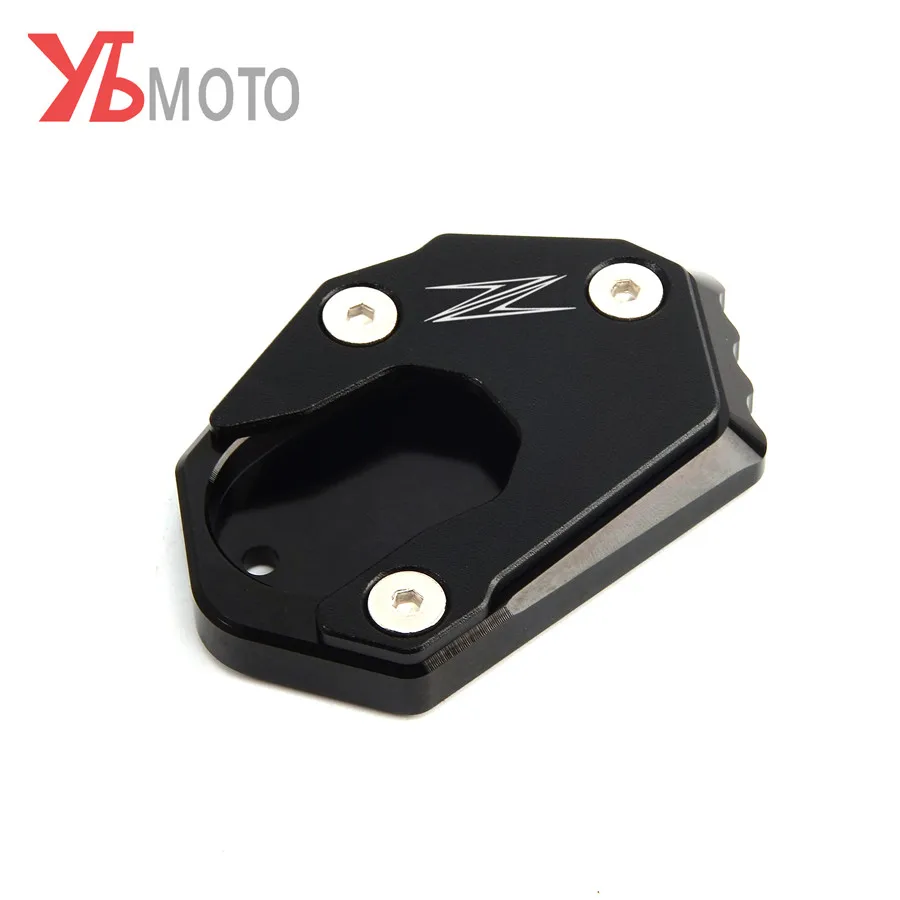 Z logo Black Дизайн для Kawasaki ER-6N ER6N Z650 Z900 Z900RS Z1000 Z1000SX cnc подножка пластина удлинитель подставка увеличитель - Цвет: Z logo Black