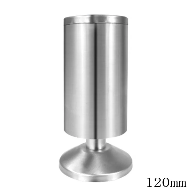 

60mm-150mm Adjustable Table Bed Sofa Level Feet Cabinet Furniture Legs Feet Silver Stainless Steel Furniture Legs