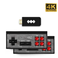 Данные лягушка 4K HDMI видео игровая консоль встроенный в 568 классические игры мини ретро консоль беспроводной контроллер HDMI выход двойной проигрыватель