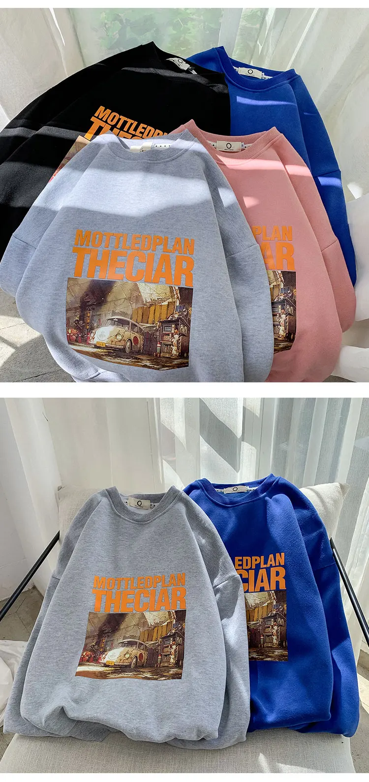 Privathinker женские Хай-стрит Harajuku толстовки с рисунком-коллажем женский с длинным рукавом пуловеры толстовки женские осенние сапоги женские свободные Костюмы