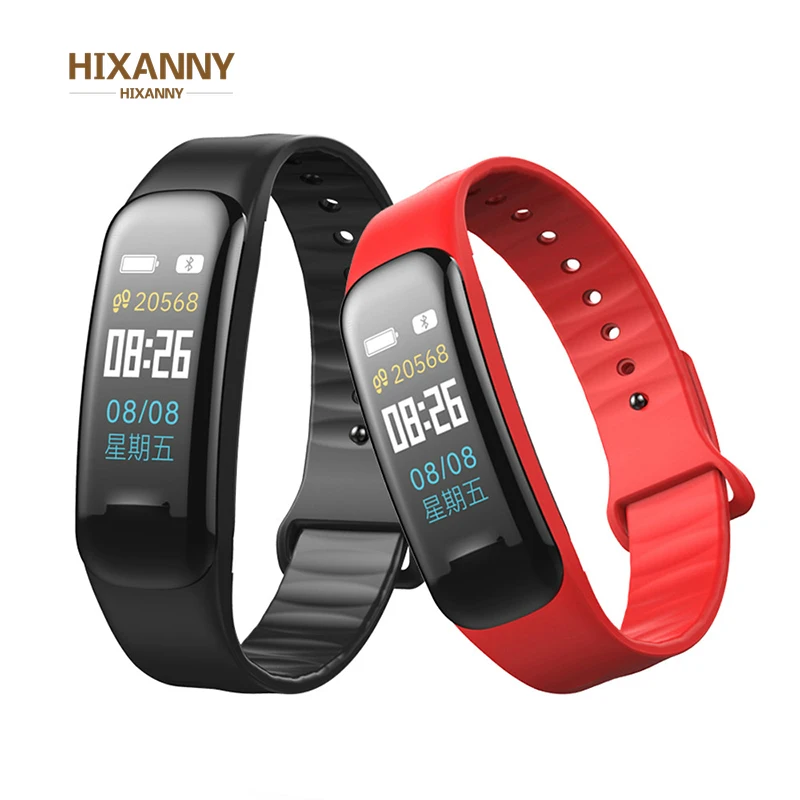 

C1 Plus Color Screen Smart Bracelet Blood Pressure Smart Band Heart Rate Monitor Smart Fitness Tracker Wristband Smart Watch Man