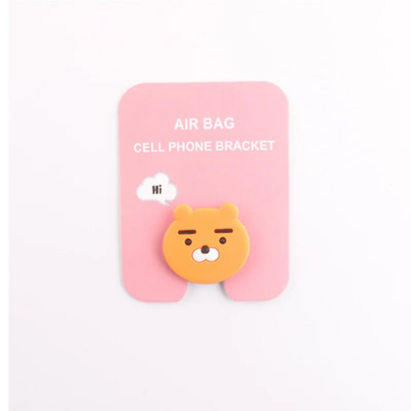 Lion Universal Cartoon Cute Airbag Phone Ring Desktop Support Mobile Phone Holder Lazy Stand For iPhone 11 Pro Huawei Samsung Xiaomi - Цвет: Lion