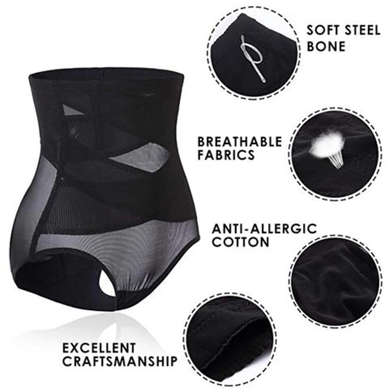 Для женщин животик Управление Slimmer Body Shaper хип-Лифт сжатия трусики корсет Корректирующее белье LMH66